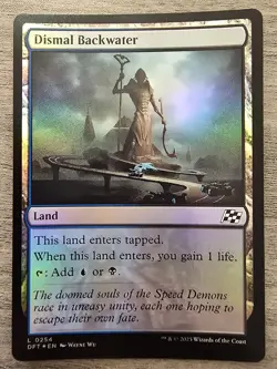 Dismal Backwater (L) Foil #254 Aetherdrift MTG NM - Image 1