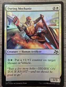 Daring Mechanic (C) Foil #11 Aetherdrift MTG NM - Image 1