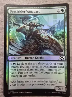 Beastrider Vanguard (C) Foil #154 Aetherdrift MTG NM - Image 1
