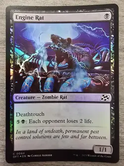 Engine Rat (C) Foil #84 Aetherdrift MTG NM - Image 1