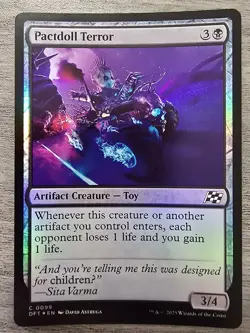Pactdoll Terror (C) Foil #99 Aetherdrift MTG NM - Image 1