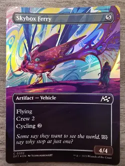 Skybox Ferry (Borderless) (C) Foil #332 Aetherdrift MTG NM - Image 1