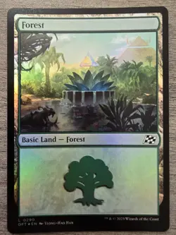 Forest (0290) (L) Foil #290 Aetherdrift MTG NM - Image 1