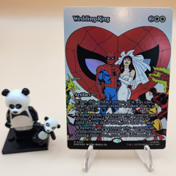 MTG Magic The Gathering Spider-Man Wedding Ring Mythic 0007 Foil - Image 1