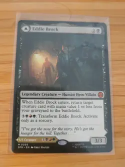 MTG Eddie Brock/Venom, Lethal Protector 0055 Spider-Man M/NM Free UK P&P - Image 1