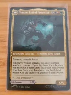 MTG Eddie Brock/Venom, Lethal Protector 0055 Spider-Man M/NM Free UK P&P - Image 2