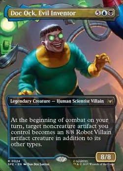 Doc Ock, Evil Inventor (Borderless) Marvel's Spider-Man: Eternal NM MTG Non foil - Image 1