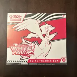 Pokemon Scarlet and Violet White Flare Elite Trainer Box NEW SEALED - Image 1