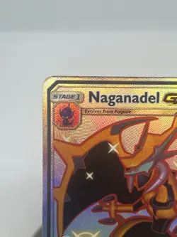 Pokemon TCG Naganadel GX SV63/SV94 Hidden Fates: Shiny Vault Holo Rare NM - Image 2