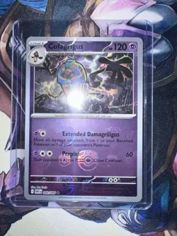 Pokemon TCG Cofagrigus Master Ball Pattern 040 White Flare Reverse Holo Nm - Image 1