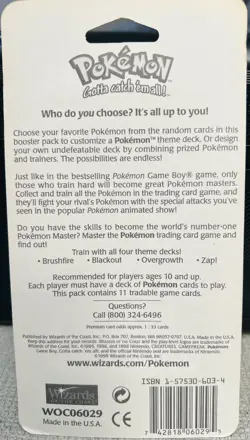 RARE! 1999 WOTC Pokemon Base Set Charizard Blister Booster Pack sealed new - Image 2