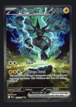 Zekrom ex 166/086 Black Bolt Special Illustration Rare Pokemon TCG - Image 1