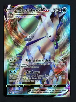 Ice Rider Calyrex VMAX 046/198 Chilling Reign Ultra Rare Pokemon TCG - Image 1
