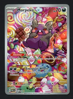 Morpeko 206/182 Paradox Rift Illustration Rare Pokemon TCG - Image 1