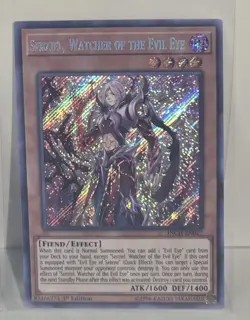 Serziel, Watcher Of The Evil Eye INCH-EN027 & MP20-EN232 1st Edition Yugioh NM/M - Image 3