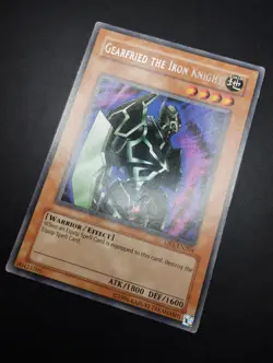 YUGIOH 2004 | GEARFRIED THE IRON KNIGHT | DB1-EN204 | RARE | VERY GOOD - Image 3