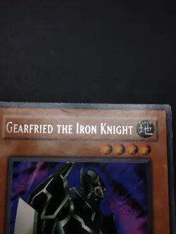 YUGIOH 2004 | GEARFRIED THE IRON KNIGHT | DB1-EN204 | RARE | VERY GOOD - Image 4