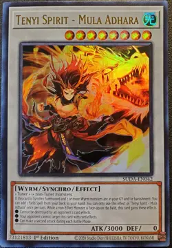 Yugioh! Tenyi Spirit - Mula Adhara - SUDA-EN042 Ultra Rare 1st Edition NM - Image 1