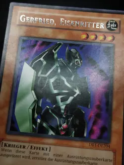 YUGIOH 2004 | GEARFRIED THE IRON KNIGHT | DB1-DE204 | GERMAN | RARE | VERY GOOD - Image 5