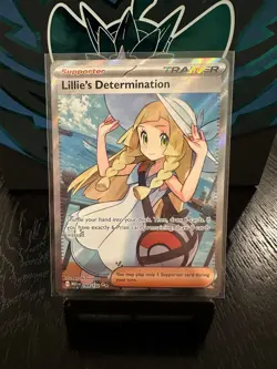Pokemon TCG Mega Evolution Lillie’s Determination Full Art Trainer Card 169/132 - Image 3