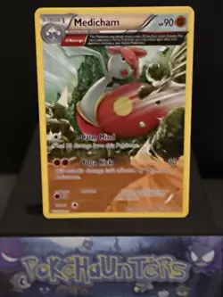 Pokemon Card Medicham 81/160 Primal Clash Non Holo Light Play - Image 1