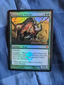 Magic: The Gathering Rampaging Baloths Creature Card - Image 1