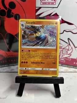 💥 Lucario SM54 Sun & Moon Ultra Rare Holo Promo Pokemon Card 2017 - Image 1