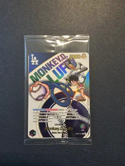 One Piece Monkey.D.Luffy EB02-010 LA Dodgers Promo Card Brand new In package - Image 1