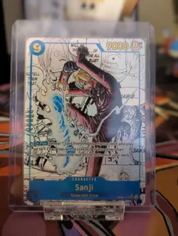 Sanji Manga Alt Art Comic Parallel ONE PIECE CARD THE BEST vol.2 OP06-119 - Image 1