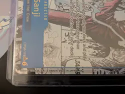 Sanji Manga Alt Art Comic Parallel ONE PIECE CARD THE BEST vol.2 OP06-119 - Image 3