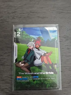 Gundam Card Game Newtype Rising GD01-117 The Witch And The Bride (R+) English - Image 1
