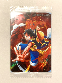 Monkey D Luffy - SR No.21 - One Piece Wafer Card Sealed Itajaga Japanese - Image 1