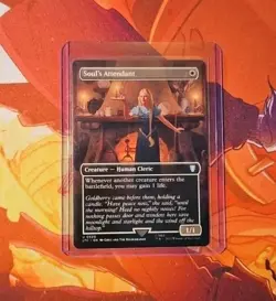 MTG Soul's Attendant (Borderless) - The Lord of the Rings (LTC) NM - Image 1