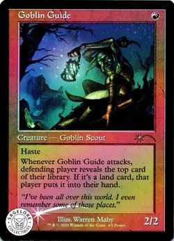 MTG Goblin Guide (Retro Frame) | LP Foil | WPN & Gateway Promos (WPN) - Image 1