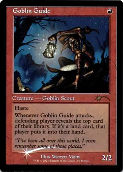 MTG Goblin Guide (Retro Frame) | LP Foil | WPN & Gateway Promos (WPN) - Image 2