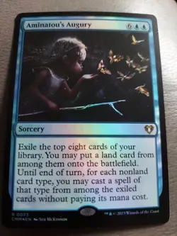Aminatou's Augury Commander Masters Foil - Image 1