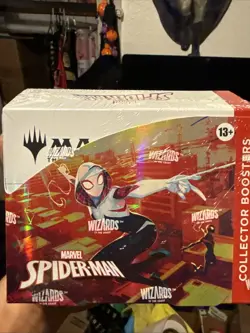 Magic The Gathering Marvel's Spider-Man Collector Booster Box FACTORY SEALED - Image 1