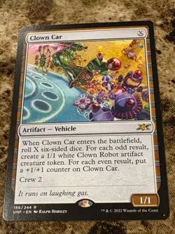 CLOWN CAR Magic the Gathering MTG Unfinity - Image 1