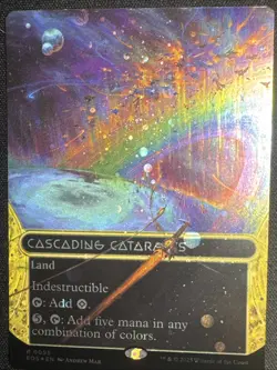 Edge of Eternities Cascading Cataracts M 95 Galaxy Foil Mythic MTG - Image 1
