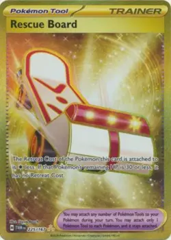 Pokemon: 1x Rescue Board - 225/167 - Hyper Rare - NM Twilight Masquerade SV - Image 1