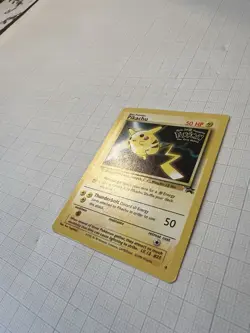 1999 Pokemon Pikachu Black Star The First Movie promo card Excellent - Image 2