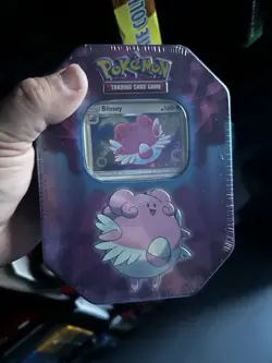 Pokemon 2019 Strong Bond Tin Blissey TCG Factory SEALED! Brand New Promo Rare! - Image 1