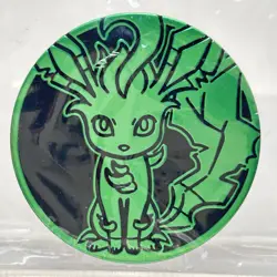 Leafeon Coin Pokemon Card Game Collection 5th Edition TCG Gacha Gashapon Japan - Image 1