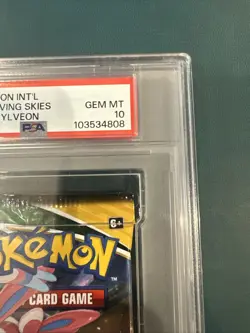 PSA 10 Pokemon Evolving Skies Booster Pack Sylveon Artwork Sealed 2021 - Image 5