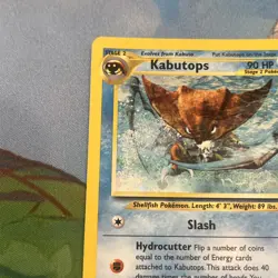 Pokemon TCG Kabutops 6/75 Neo Discovery Holo Rare - Image 2