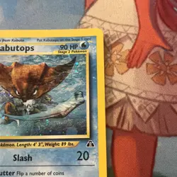 Pokemon TCG Kabutops 6/75 Neo Discovery Holo Rare - Image 3
