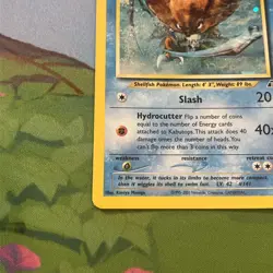 Pokemon TCG Kabutops 6/75 Neo Discovery Holo Rare - Image 4