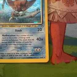 Pokemon TCG Kabutops 6/75 Neo Discovery Holo Rare - Image 5