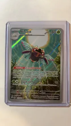 Ninjask 137/132 Pokemon TCG Mega Evolutions Illustration Rare Holo MINT New - Image 1