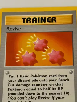 1st Edition Revive Pokemon TCG Base Set 1999 WOTC 89/102 LP - Image 2